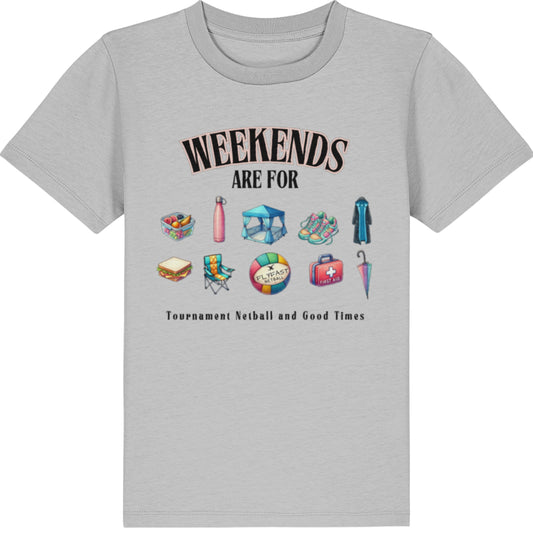 Kids Netball Tournament Slogan T-Shirt Top - Netball Gifts