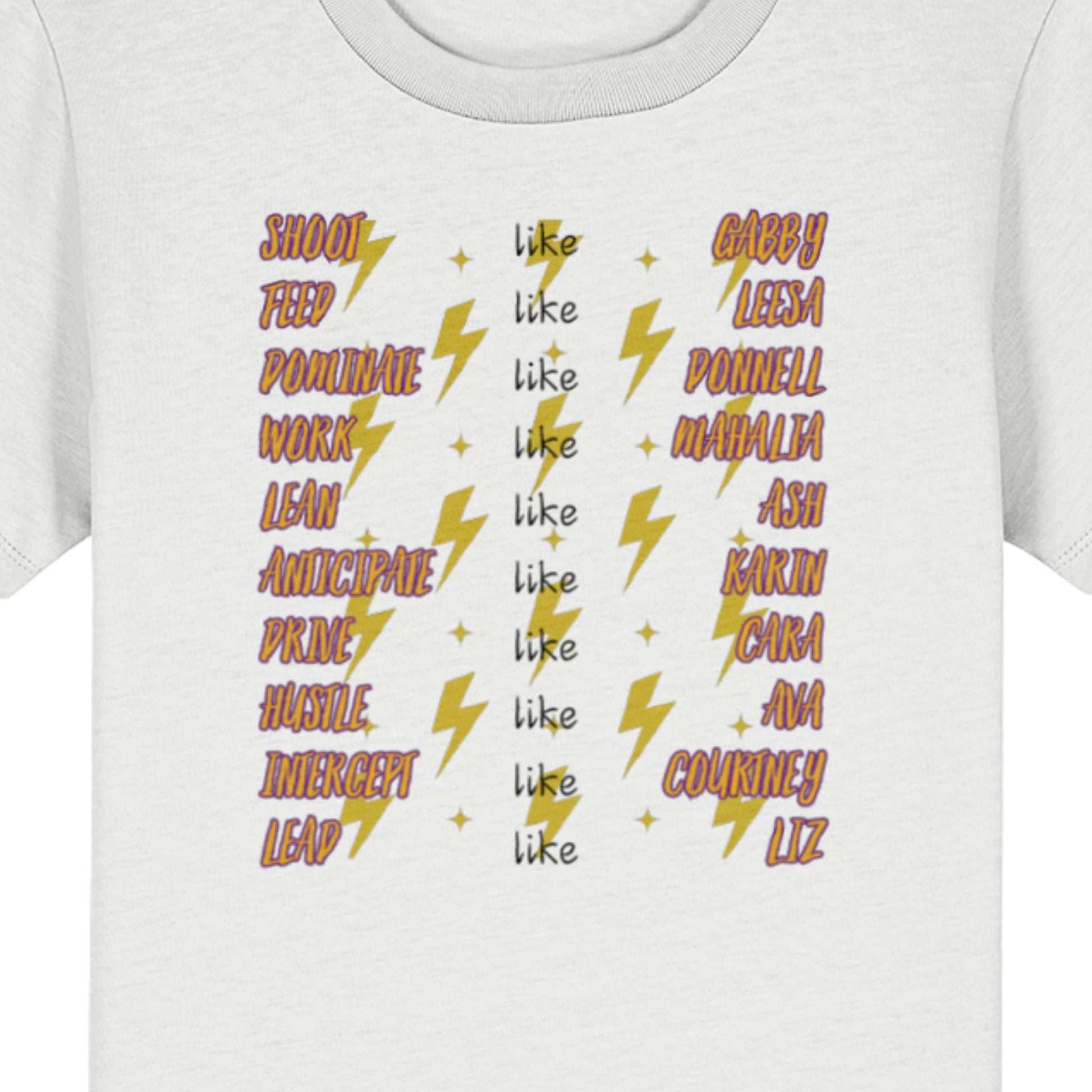 Sunshine Coast Lightning Netball Supporter Top for Children