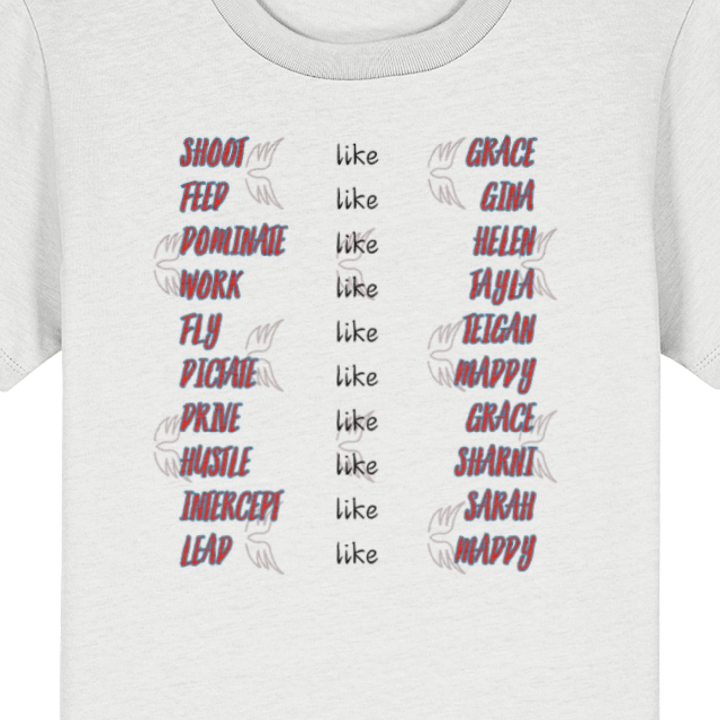 2026 NSW Swifts Netball Child Tee Shirt -  SSN Supporter