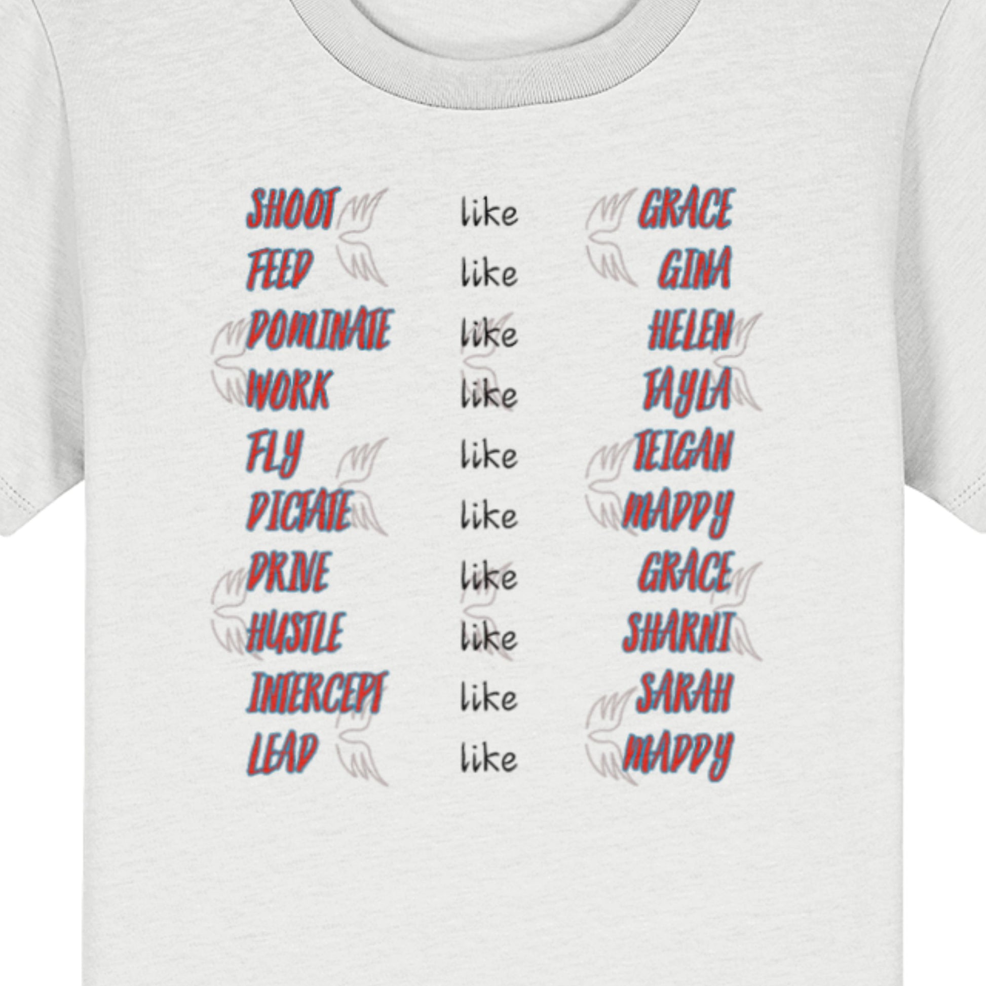 2026 NSW Swifts Netball Child Tee Shirt -  SSN Supporter