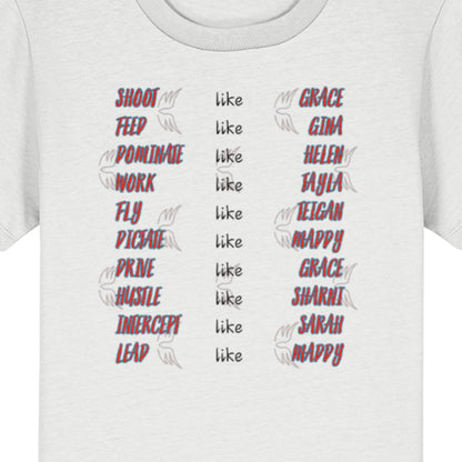 2026 NSW Swifts Netball Child Tee Shirt -  SSN Supporter