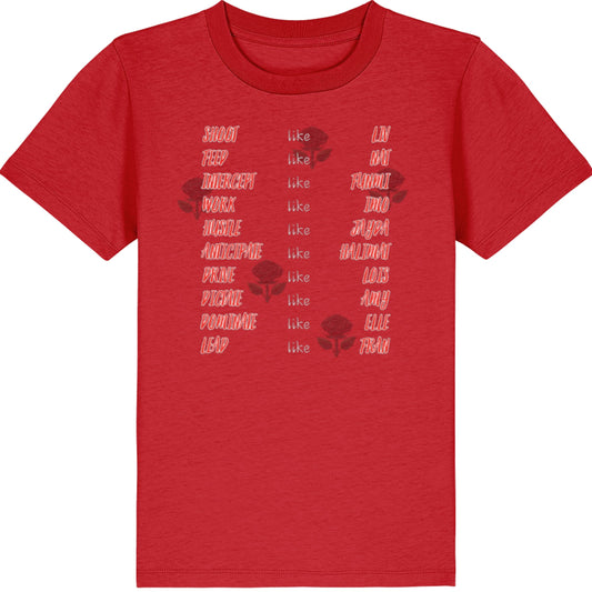 Kids England Roses Netball Team T-shirt - 2026 Commonwealth Games