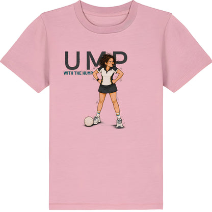 Pink Netball T-Shirt for Kids - Ump With The Hump Graphic Tee