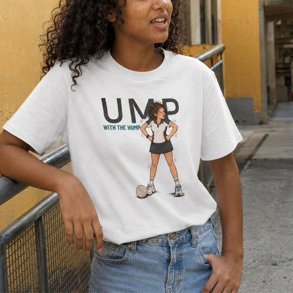 Teen Girl Netball Graphic Tee Shirt - Ump with the Hump Slogan