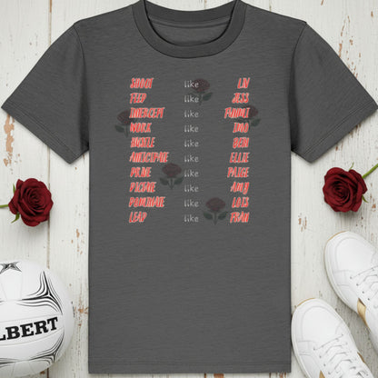 Netball Gifts - England Roses Netball Team T-Shirt for Children
