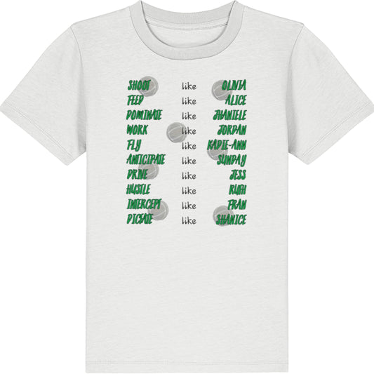 Fever Netball Team Supporter Kids Tee Shirt