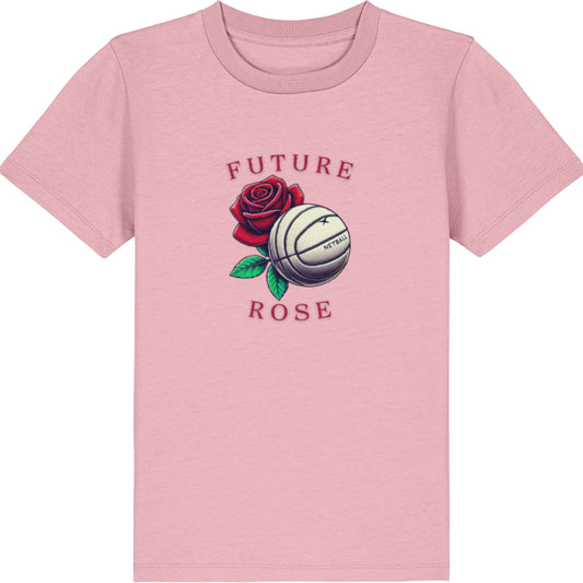 Kids Netball T-Shirt Pink - England Roses