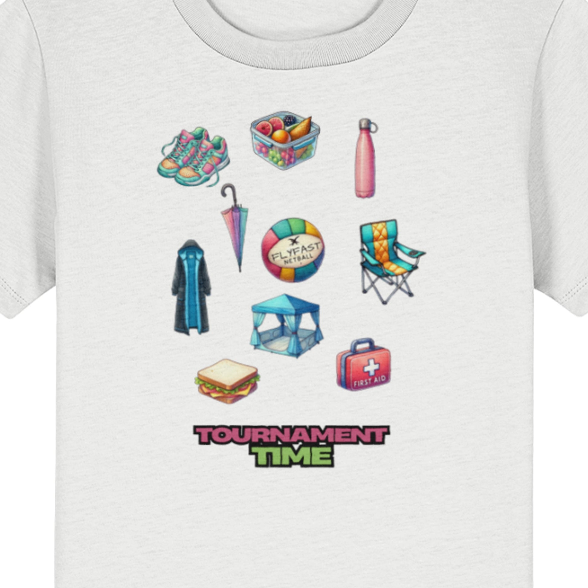 Kids Netball Top - Tee Shirt For Junior Netball Players