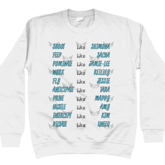 2026 Melbourne Mavericks Netball Team Sweatshirt - SSN