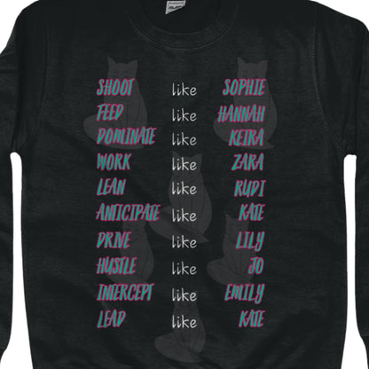 Melbourne Vixens Netball Team Supporter Sweatshirt