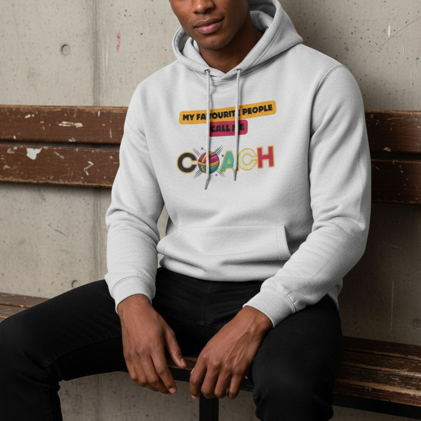 Netball Gifts - Netball Coach Hoodie For Men