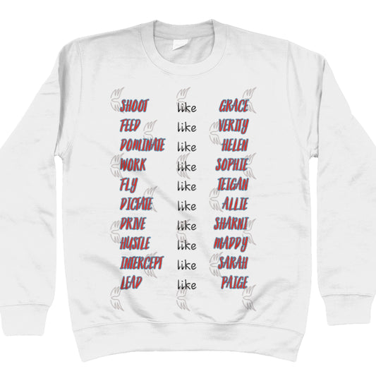 NSW Swifts Netball Sweatshirt - Supporter Top