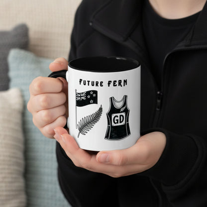Netball Gifts - NZ Silver Ferns Gift Mug