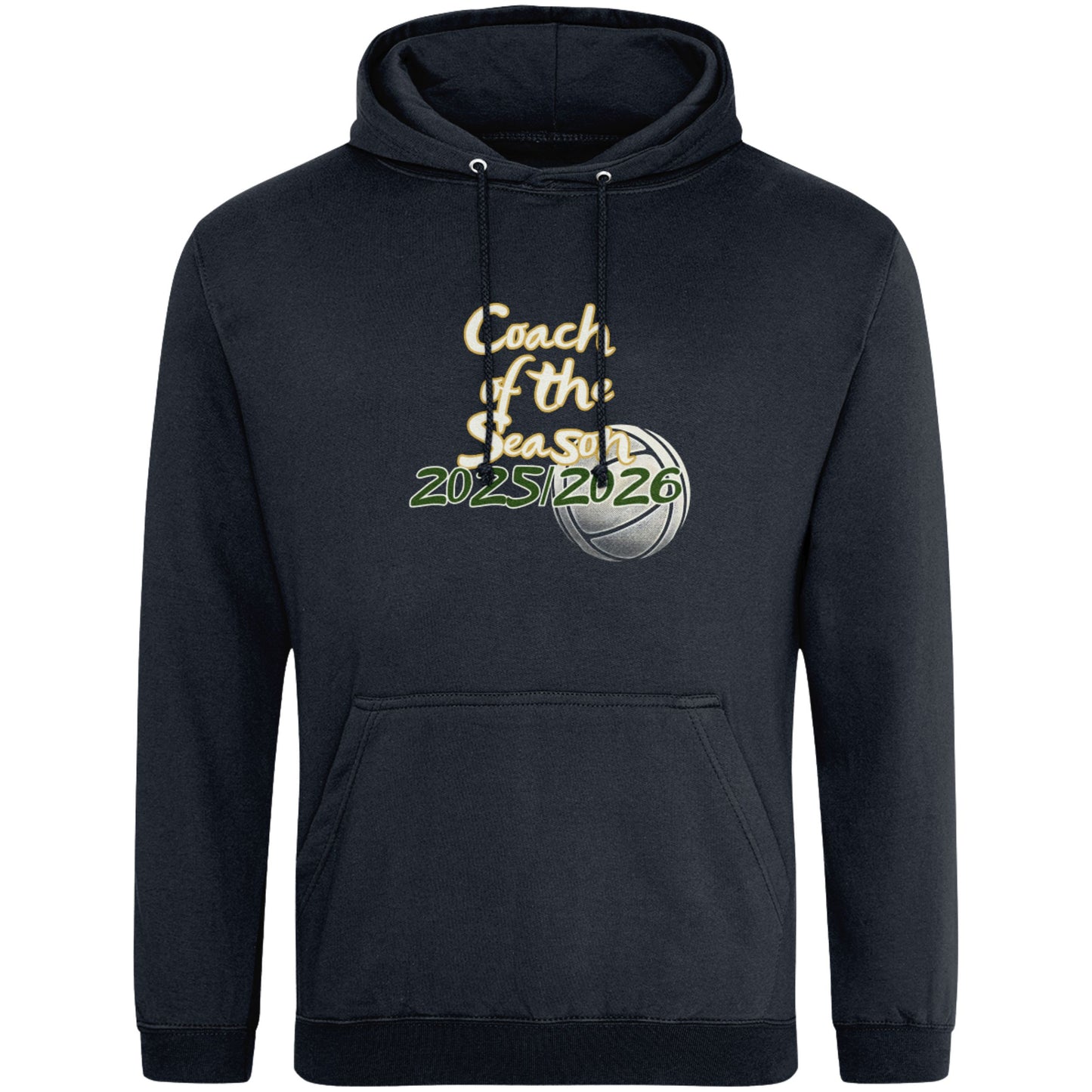 Navy Blue Netball Coach of the Year Hoodie - Netball Coach Award