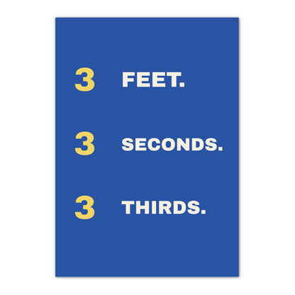 Netball Measurements Cool Wall Art Poster Print