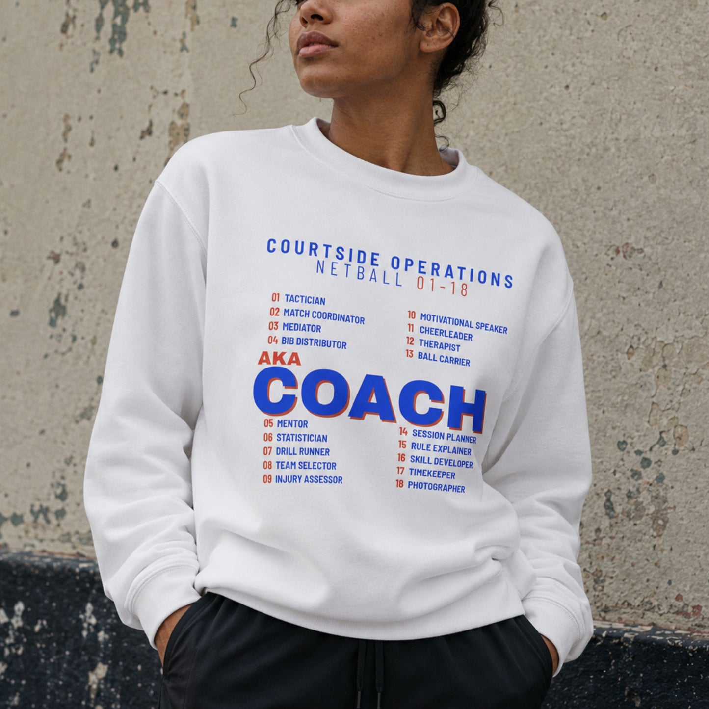 Netball Coach Jumper Gift for Women - AKA Coach Jobs