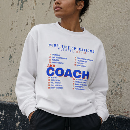 Netball Coach Jumper Gift for Women - AKA Coach Jobs