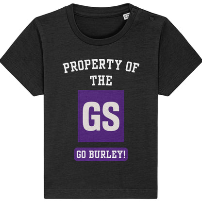 Black Netball Baby Tee - Netball Team Top for Baby - Netball Gifts
