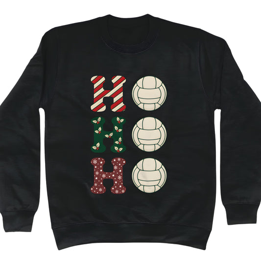 Netball Christmas Jumper - Ho Ho Ho Graphic