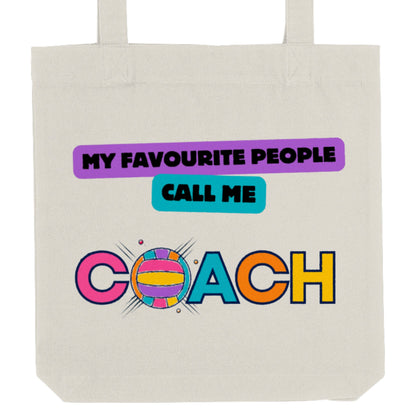 Netball Coach Slogan Bag - Shopping Tote Gift
