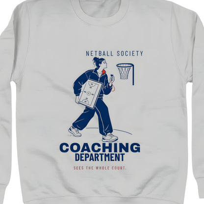 Netball Coach Jumper with Fashion Graphic - Netball Society