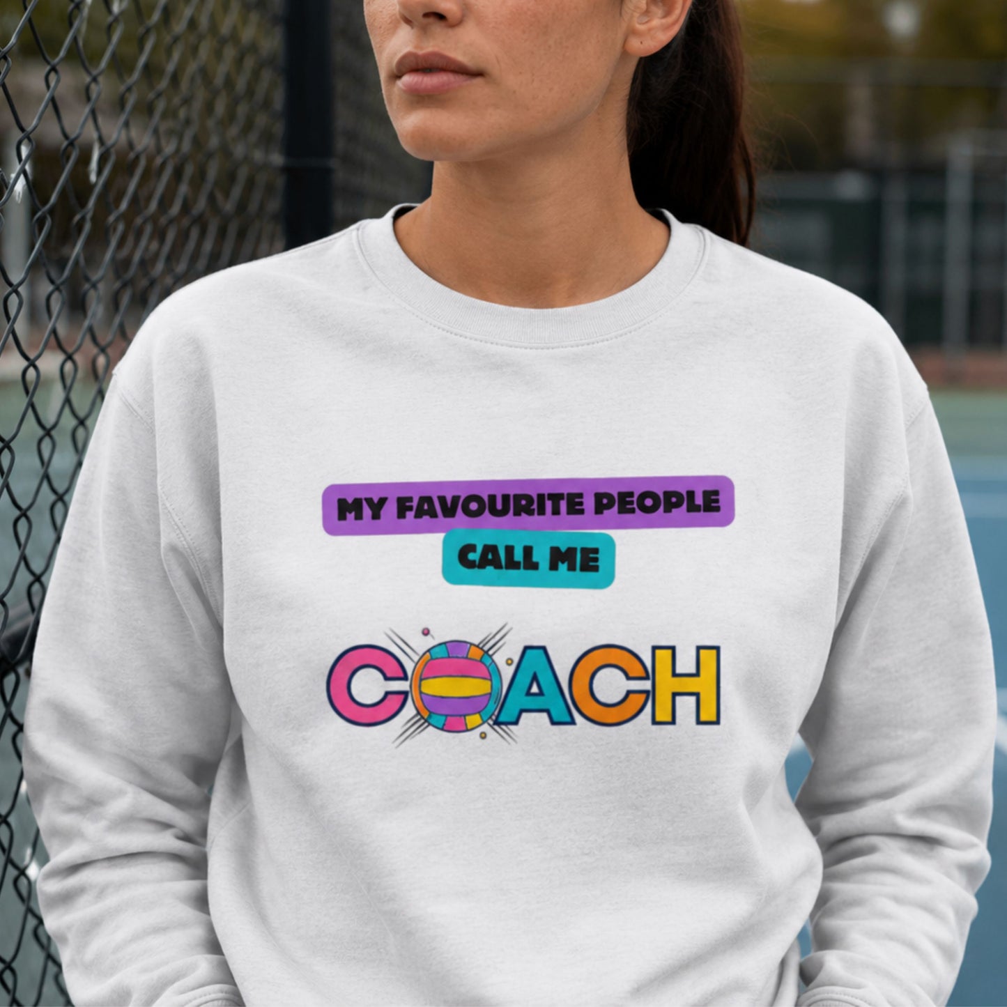 Netball Coach Jumper for Women - Netball Coach Gift