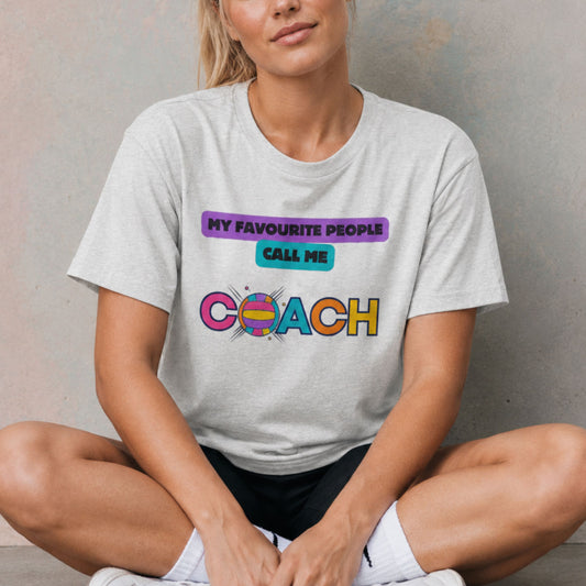 Women's Netball Coach T-Shirt - Gift for Netball Coach