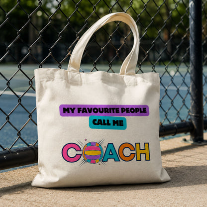 Netball Coach Tote Bag - Netball Coach Gift