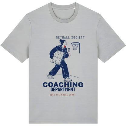 Sports Fashion Graphic Tee Shirt Top for Netball Coach