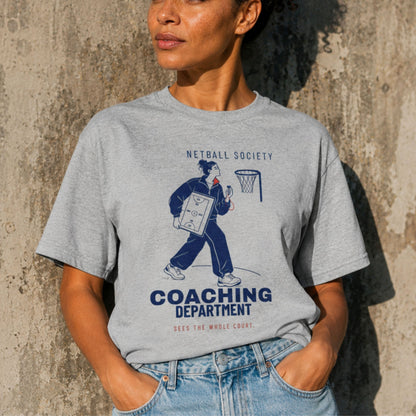 Netball Fashion T-Shirt for Netball Coaches - Graphic Tee