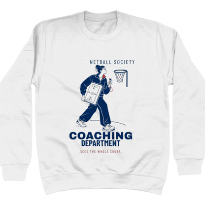 Netball Coach Sweatshirt - Netball Society Coaching Department