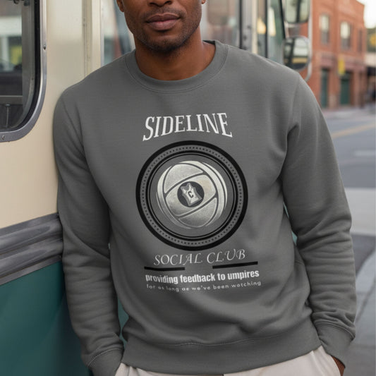 Netball Gifts - Sideline Supporter Grey Jumper for Netball Dad