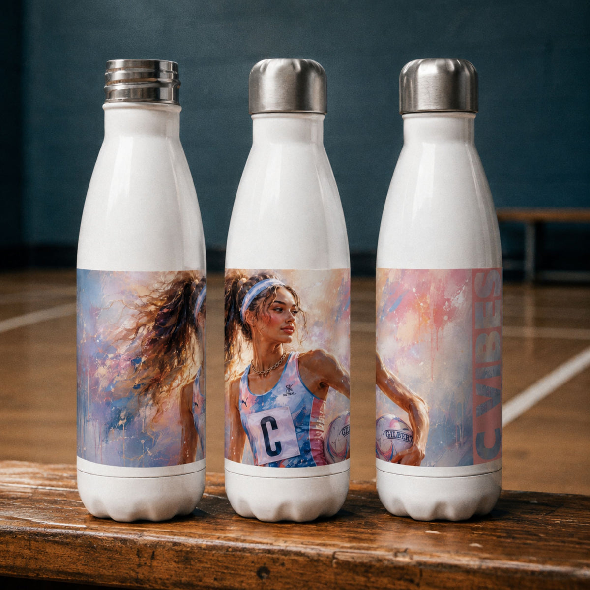 Netball Water Gift for C Netball Players