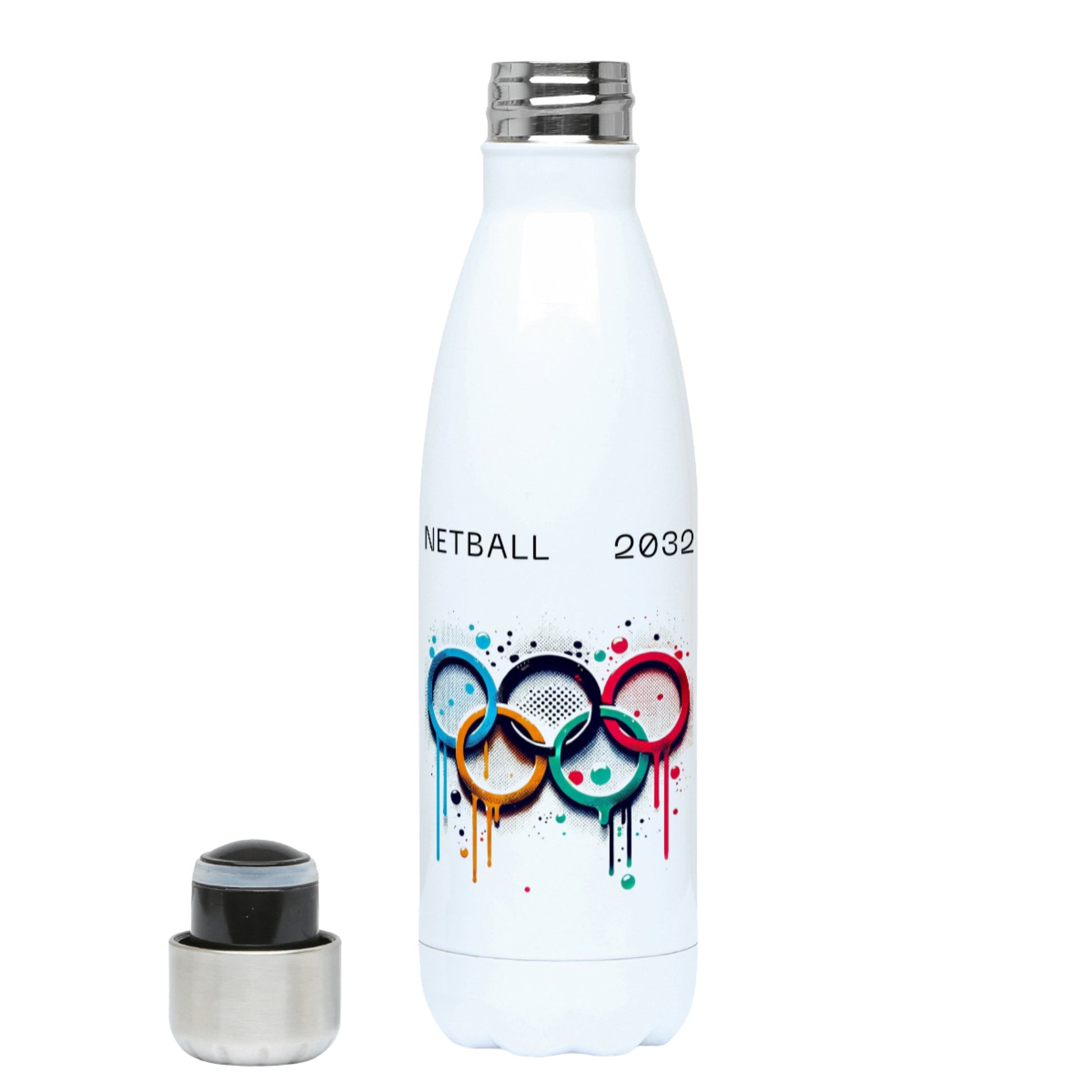 Netball 2032 Olympics Sports Drink Bottle - Netball Gift