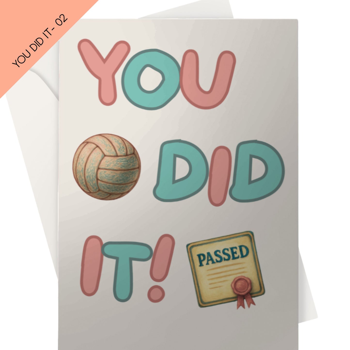 Netball Exam Congratulations Card - Netball Player Card
