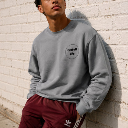 Men's Netball Sweatshirt - Netball Life Slogan