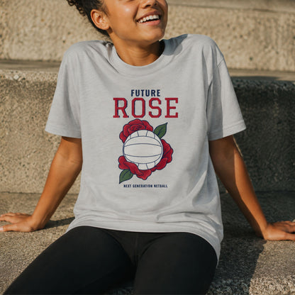 England Roses Netball Future Rose Graphic T-shirt for Kids