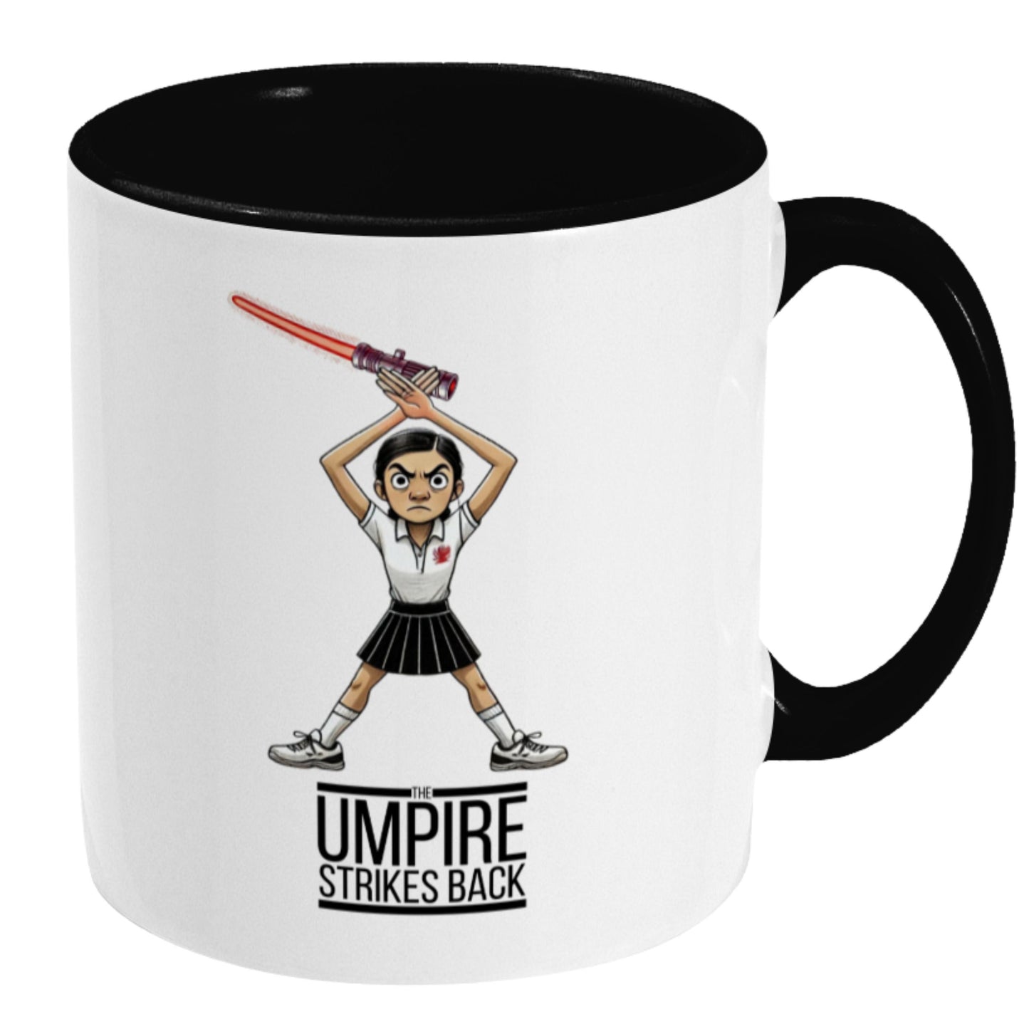 Netball Umpire Mug - Funny Gift For Umpires - The Umpire Strikes Back