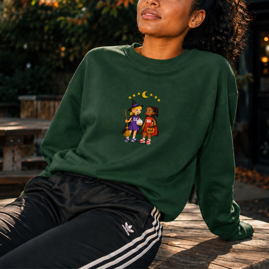 Halloween Trick or Treat Netball Sweater