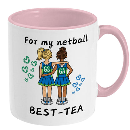 Netball Best Friends Gift Mug
