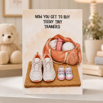 Netball Pregnancy Congratulations Card - New Baby Netballer