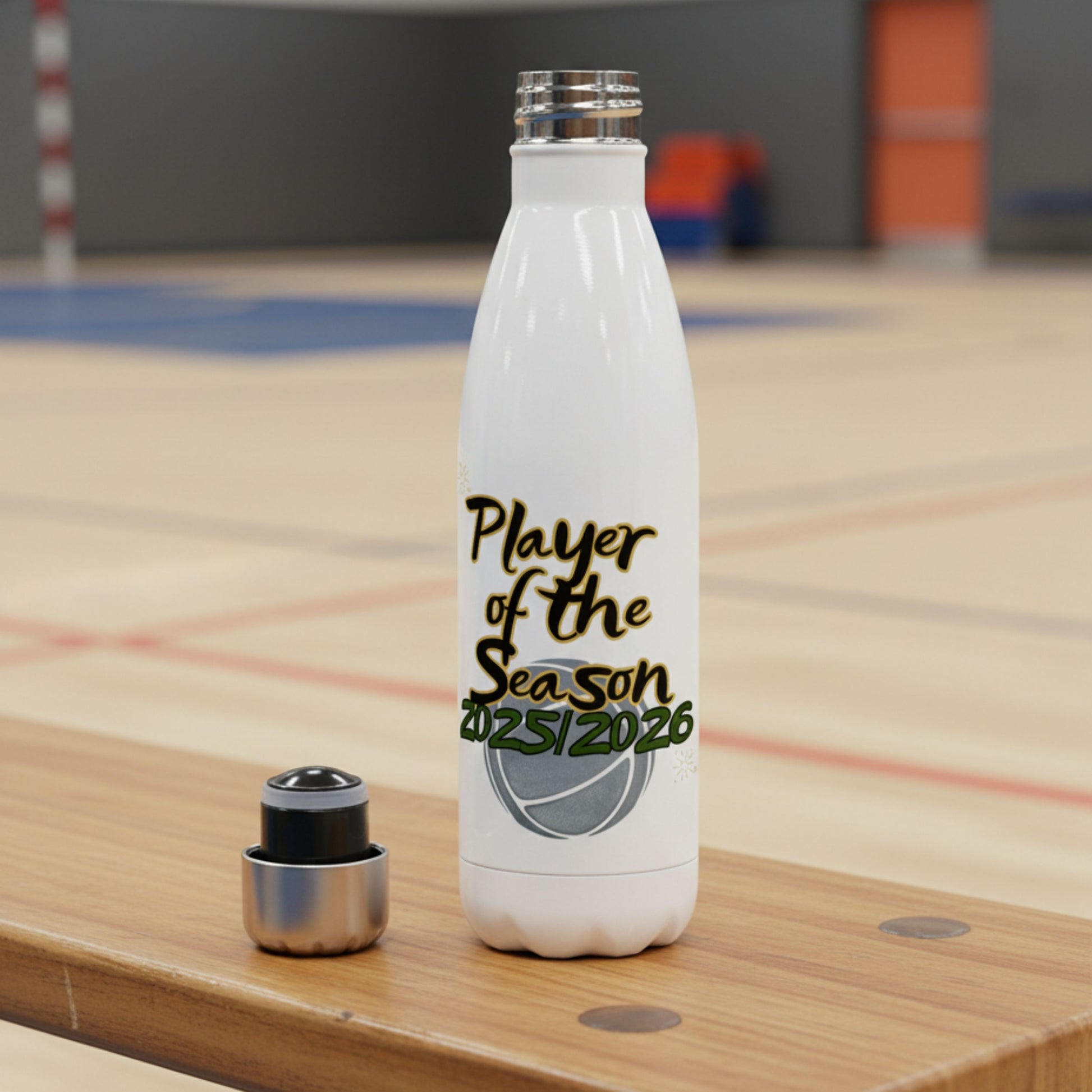 Netball Player Award - Water Bottle for Netball Club Awards