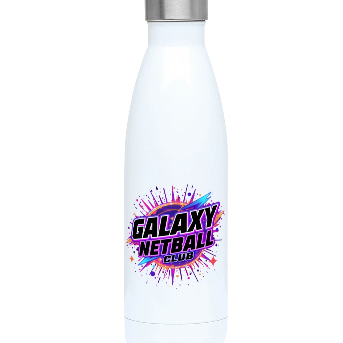Personalised Netball Club Logo Water Bottle