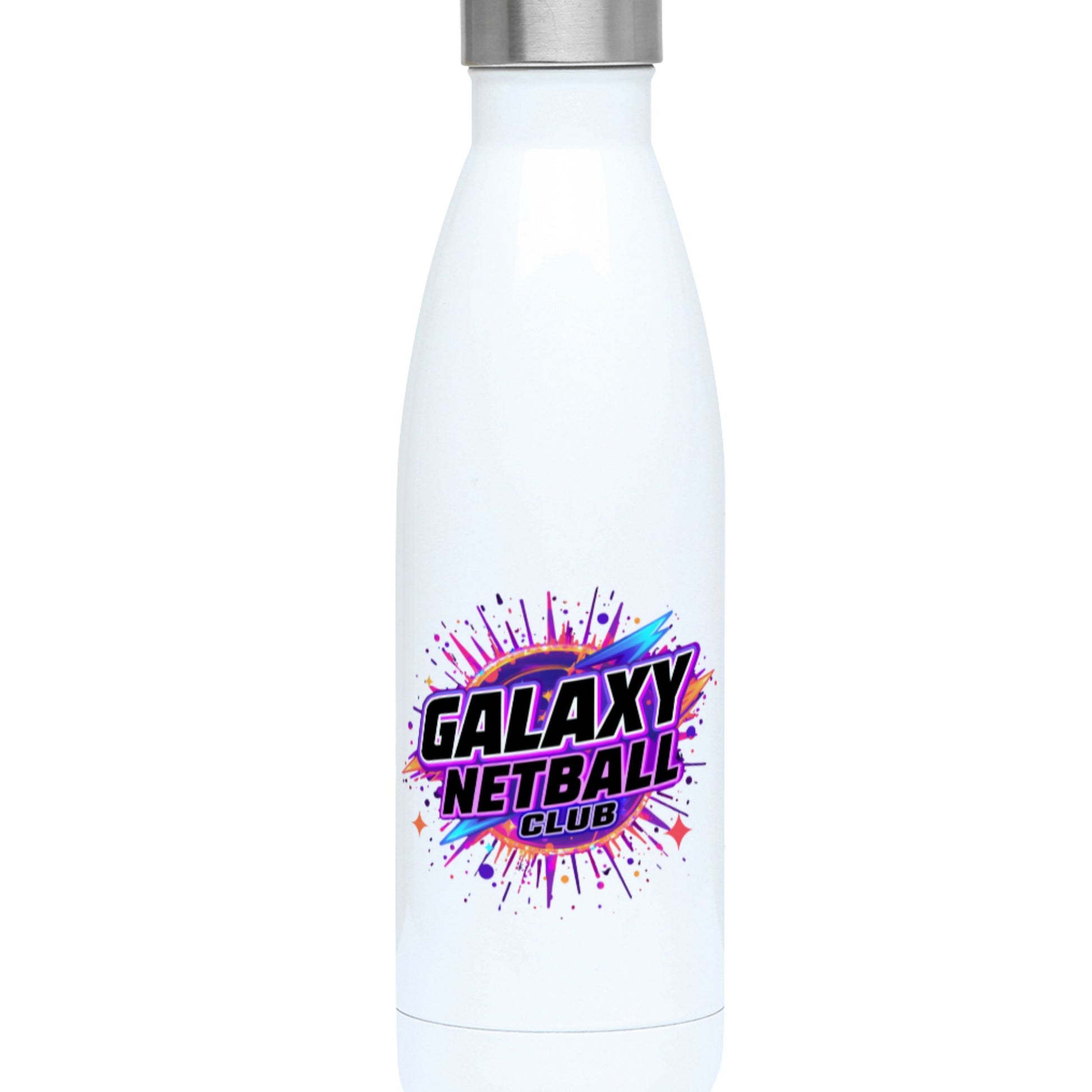 Personalised Netball Club Logo Water Bottle