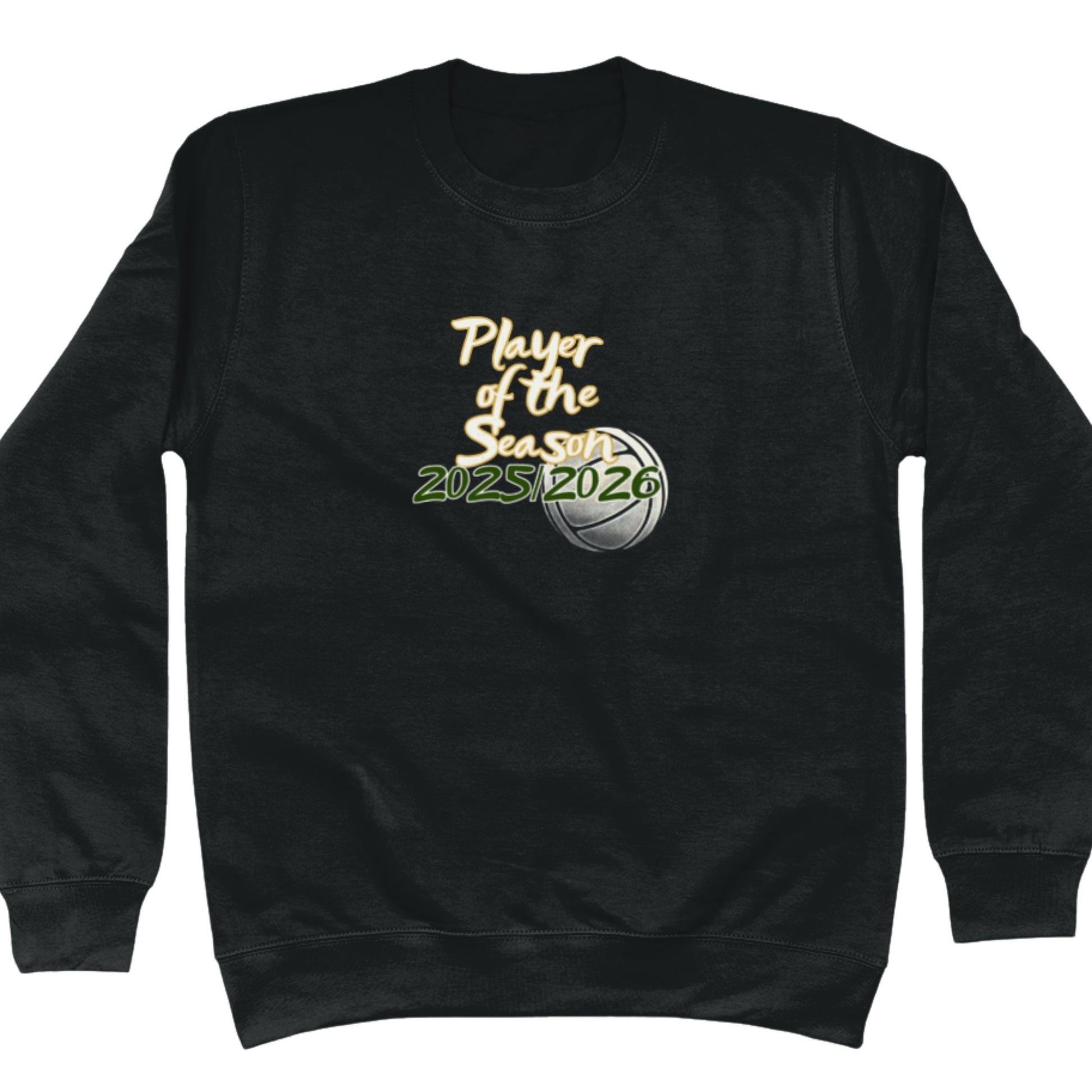 Black Netball Player of the Season Jumper - Netball Award - Sweatshirt