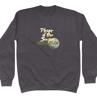 Grey Netball Player of the Season Jumper - Netball Award - Sweatshirt