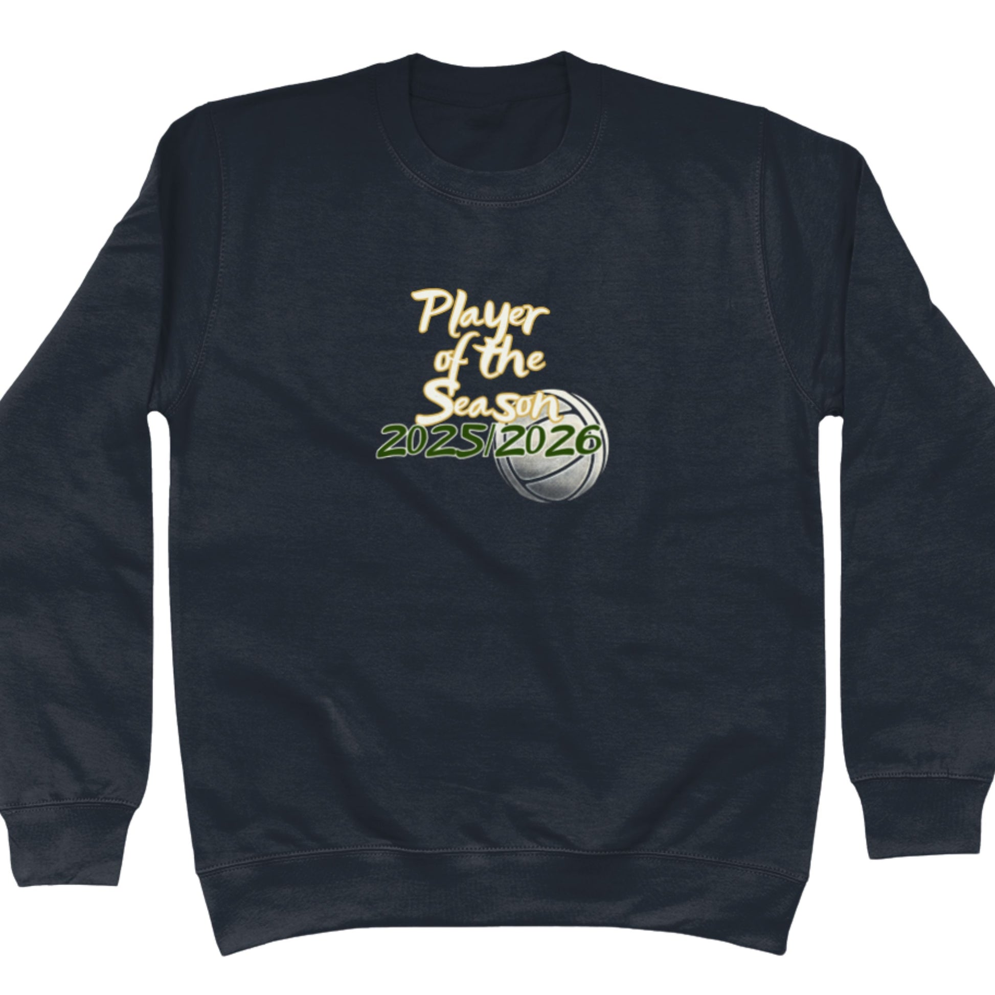 Navy Blue Netball Player of the Season Jumper - Netball Award - Sweatshirt