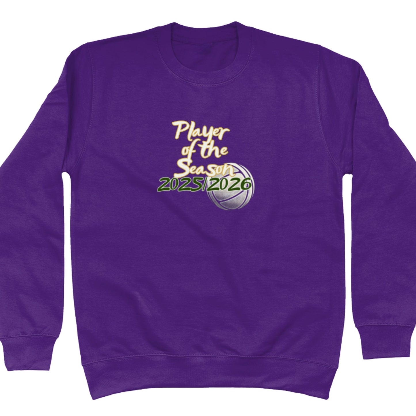 Purple Netball Player of the Season Jumper - Netball Award - Sweatshirt