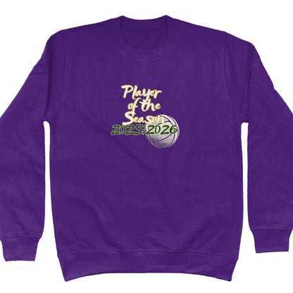 Purple Netball Player of the Season Jumper - Netball Award - Sweatshirt