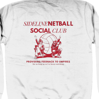 Netball Graphic Sweatshirt Top for Adults - Sideline Social Club